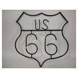 Route 66 rebar wall hanging measuring