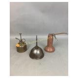 Three Vintage Oil Cans