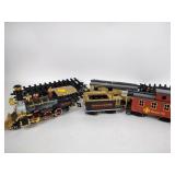 Christmas train, multiple feet of tracks a