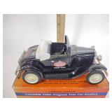 Diecast metal lockable coin bank original test