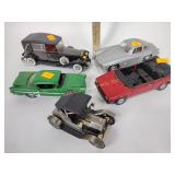 Car replicas, Mercedes 1954, 1908, Volkswagen,