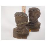 Lincoln Cast Iron Bookends