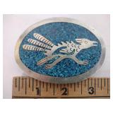 Road Runner Belt Buckle Made in Mexico