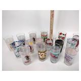 16 Kentucky Derby Drinking Glasses