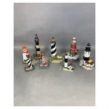 Assorted Lighthouse Figurines