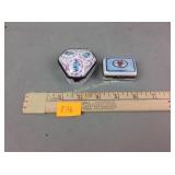 (2) Limoges porcelain trinket boxes