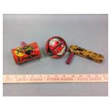 (3) Vintage Halloween noisemakers - (2) Kirchhof