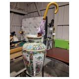 Chinese rose mandarin,  new, 20in tall, umbrella