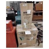 Rotating shel, foot operated trash bin, nib