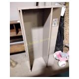 Metal file shelf 48 x 30 x 12, some rust