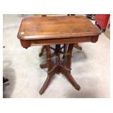 East lake stand, 26 x 18 x 29, some wear,