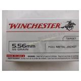 Winchester 5.56 mm 55 gr. 20 centerfire