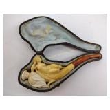 Antique Meerschaum pipe retailed by Au Petit