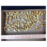 Vintage dice incl. butterscotch Bakelite