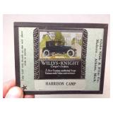 Willys-Knight Coupe-Sedan Magic Lantern slide