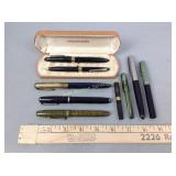Vintage fountain pens incl. Scheaffer
