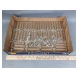 65 old crystal hanging prisms