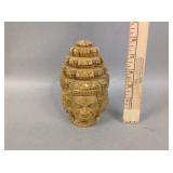 SE Asian carved soapstone figure - chips