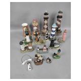 Assorted Lighthouse Figurines