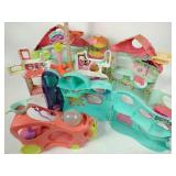 Toys, littlest pet shop rescue tails center, car,