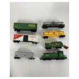 Railroad cars, Nabisco, Texaco, Kodak, Burlington