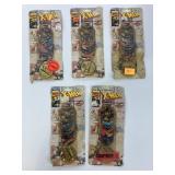 X-Men Slam Caps - packaging with wear