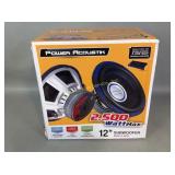 Unused 12-inch SubWoofer 2500W Power Acoustik