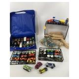 Toys, hot wheels, trucks cars various sizes and
