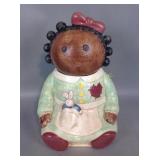 Cookie jar, damaged, standing approximately 13