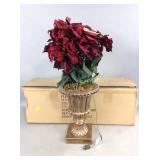 Lighted poinsettia Christmas decoration quantity