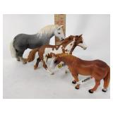 3 Schleich horses