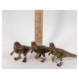 3 Schleich dinosaurs