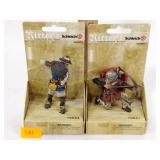 2 Schleich Ritter figurines