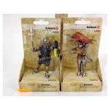 2 Schleich Ritter figurines