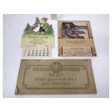 Advertising calendars including DeVaval