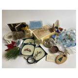 Jadeite marbles, ornaments, decor, picture frame,