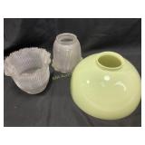 Holophane Vintage Glass Shades including uranium