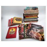 Books: cook books and magazines