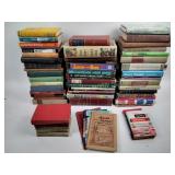 Books including, fiction, history, nature,