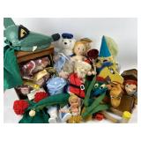 Puppets, Santa figures, dolls, misc.