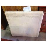 Vintage card table, has some staining on top