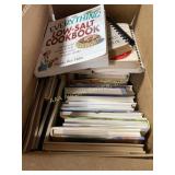 Cookbooks  large  assortment, including bake