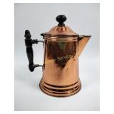 Victorian copper tea kettle