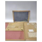 Cutting Board 20x14, Chalkboard 16x23, Corkboards