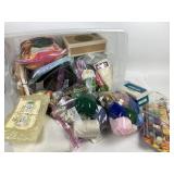 Crafting Supplies including beadwork, soapmaking,
