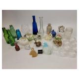 Soda bottles, Easter eggs, vases, jars, miniature