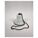 Victorian opaque glass smoke bell