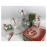 Decorative bird cages, sheet music