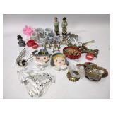 Assorted Unique Items including  Miniature Metal