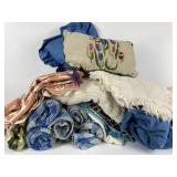 Blankets and pillows variety